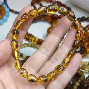 Amber Beaded Bracelet
